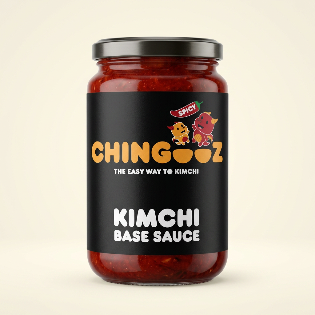 Chingooz Kimchi Base Sauce bottle